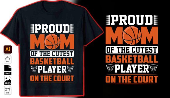A Basketball Mom Graphic for Fun Small Business Brands