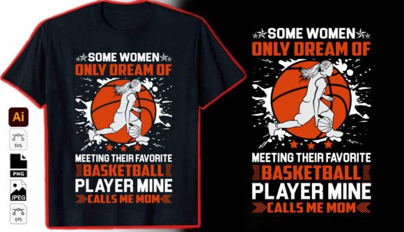 A Bold Basketball T-Shirt Graphic for Casual Branding