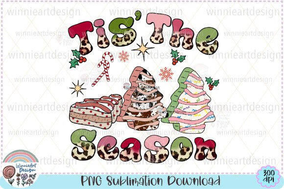 A Designer's Review of Tis the Season Christmas Tree Cakes Graphics