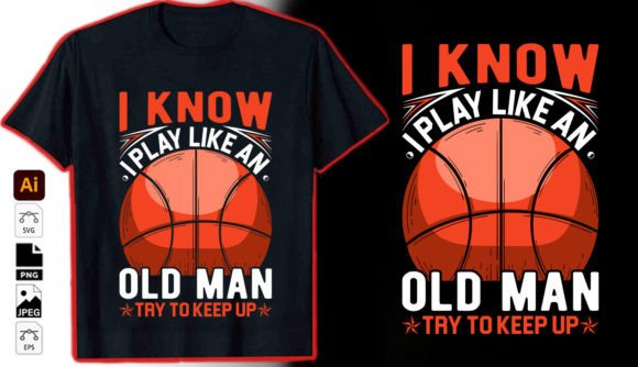 A Graphic Design Asset Review: The Old Man Basketball T-Shirt