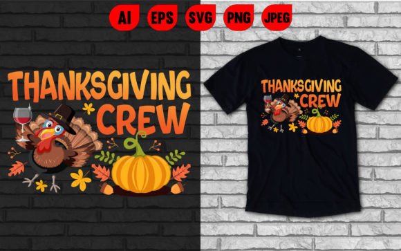 Beyond the T-Shirt: Thanksgiving Crew Graphics for Brand Storytelling