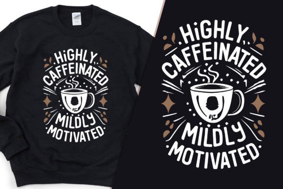 Caffeinated vs. Motivated: A Sharp T-Shirt Design Graphics Review