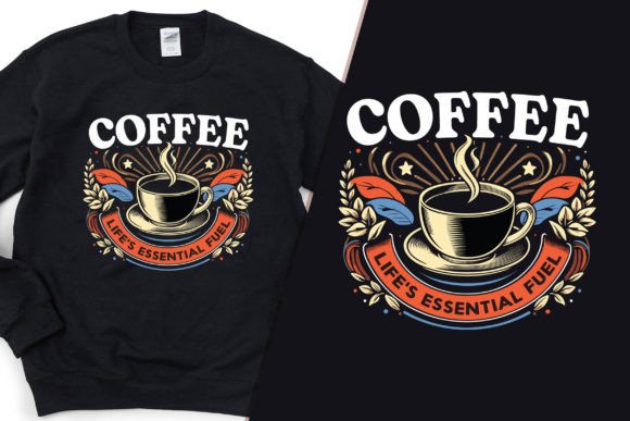 Coffee Lifes Essential Fuel Cool Tee: A Graphic For Real Brand Energy