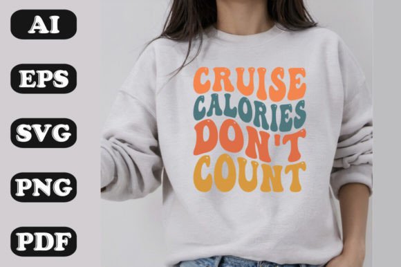Cruise Calories Don't Count: Graphic Design Assets For Editorial Use