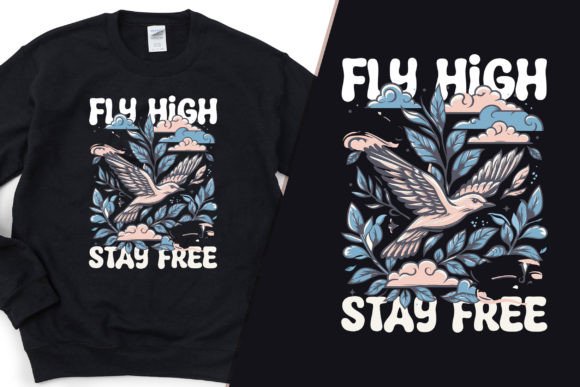 Fly High Stay Free: A Graphic Asset for Editorial Design