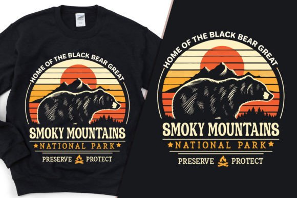 National Park Mountain Modern Graphics for Timeless T-Shirt Designs