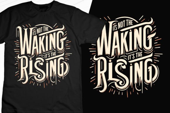 Review: Not Waking It's Rising as a Graphic for Editorial Use