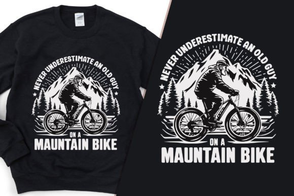 Reviewing the Mountain Bike Modern Tee Design for Your Craft Business